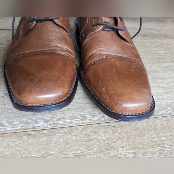 J Murphy by Johnstone & Murphy Cap Toe Men's Dress Shoes size 10W - Picture 3 of 12